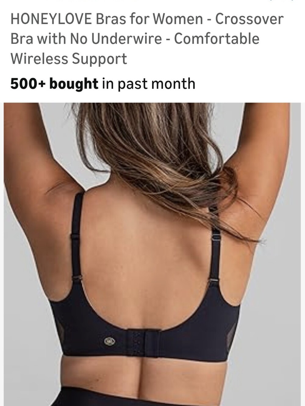 Honeylove Crossover Bra With No Underwire. Size 40 C/D - Picture 2 of 6